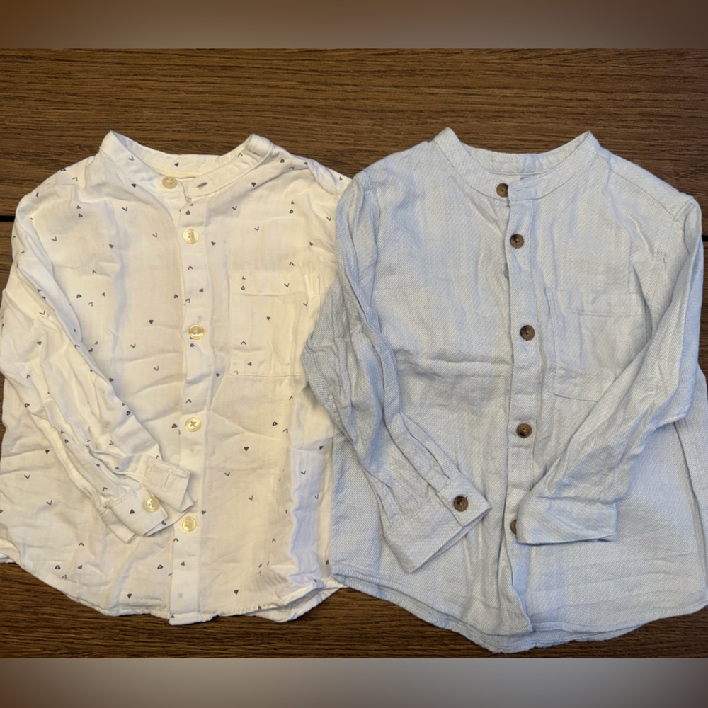 Zara Kids Button-Down Shirts (set of two)